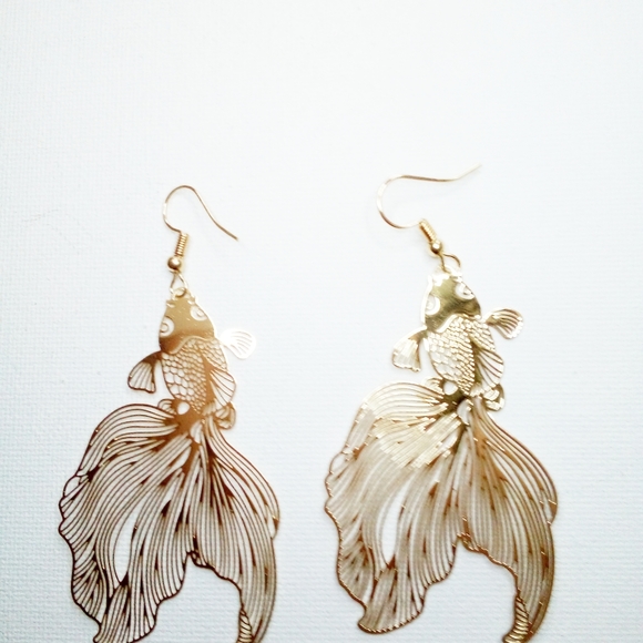 betta fish earrings